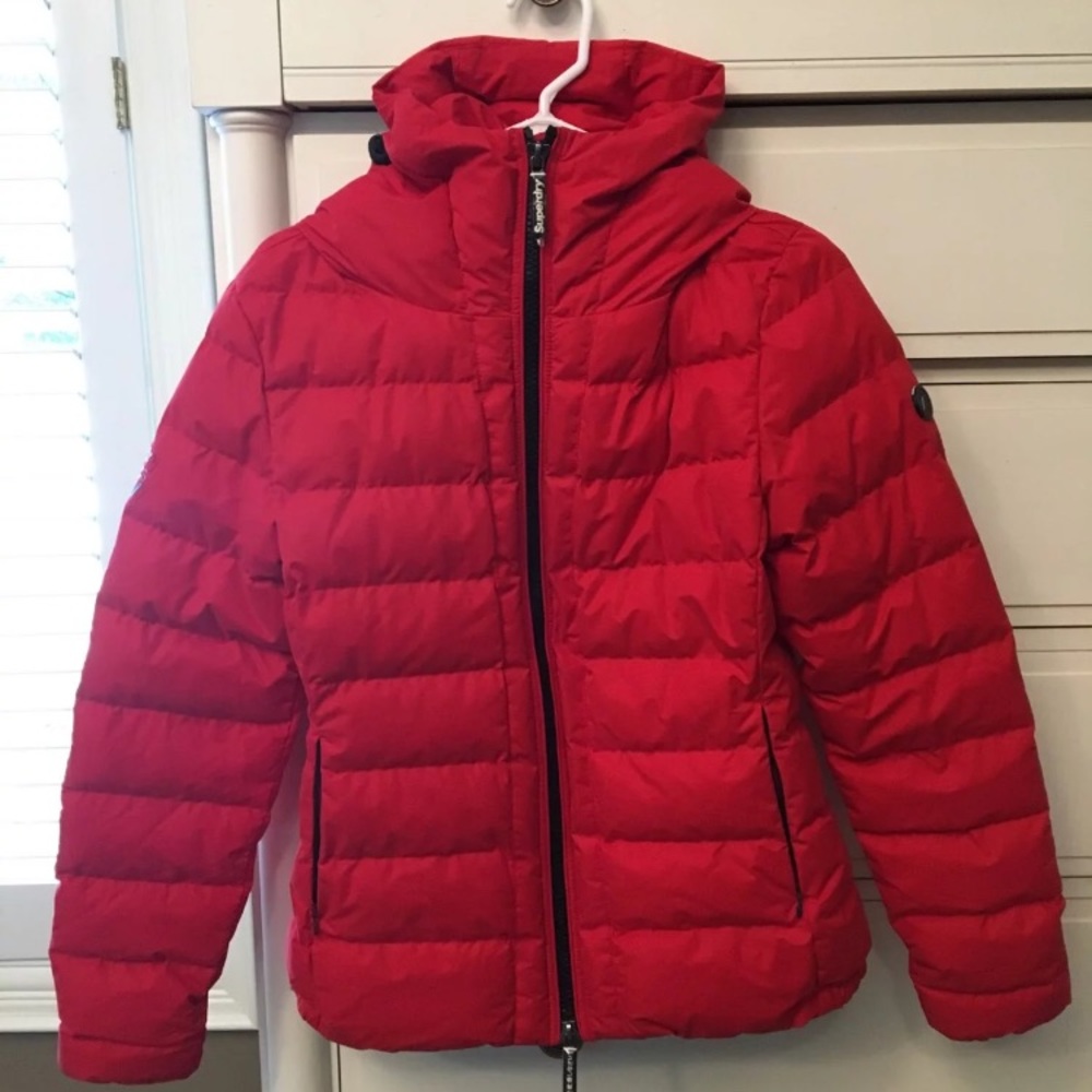 Red Superdry Puffer Coat BRAND NEW